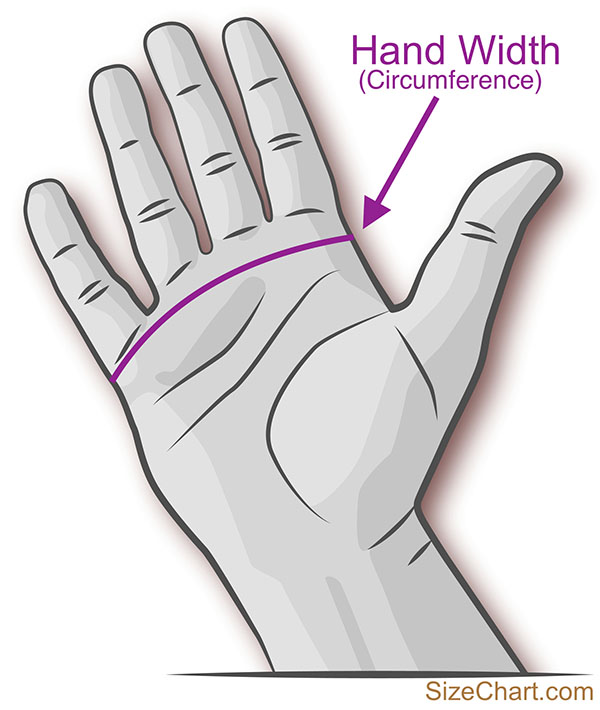 Motorcycle Glove Size Chart Uk